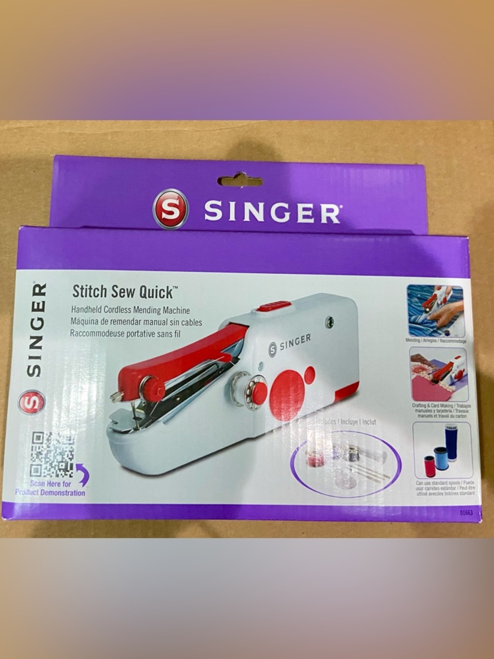 Singer Stitch Sew Quick Handheld Sewing Machine, NEW in Box